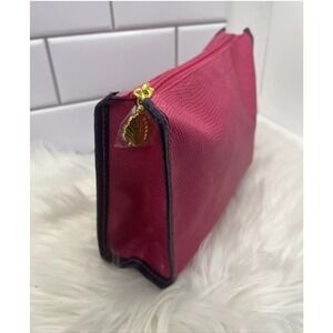 NEW Estee Lauder Pink Recycled Material Toiletry Pouch Bag 7x10".
